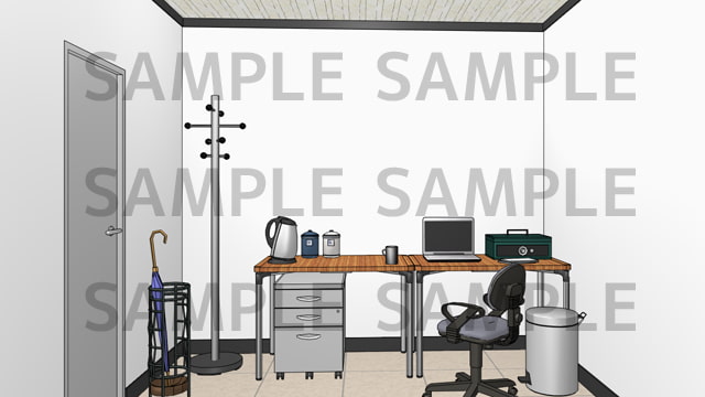 サニーレイン背景素材集vol.14【バー(バックヤード)】