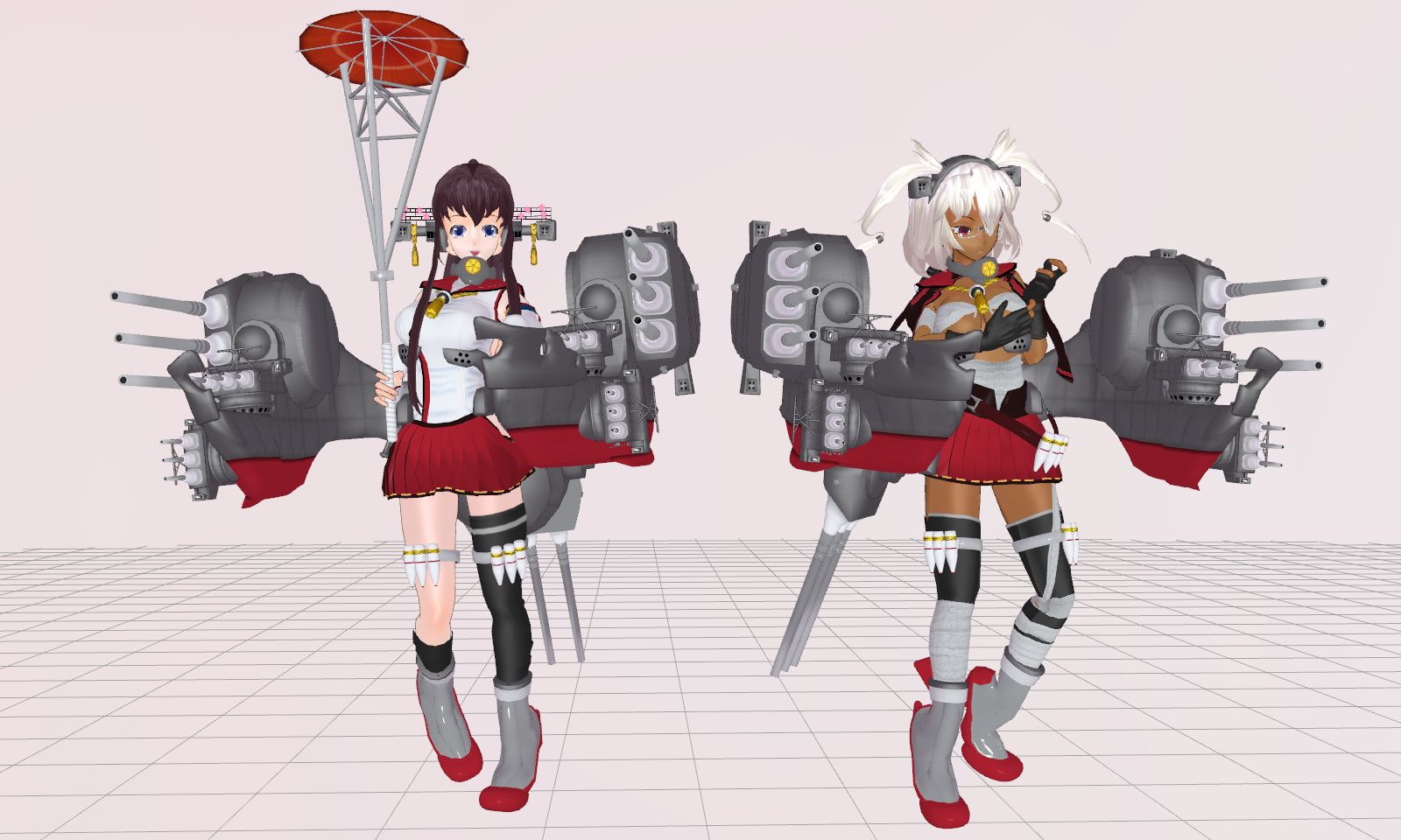 3Dカスタム少女用追加衣装データ "3Dカスタム 超弩級戦艦娘"