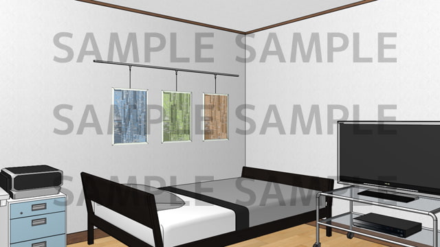 サニーレイン背景素材集vol.21【パソコン部屋(基本セット)】