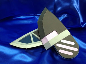 ○龍の装備ペーパークラフト