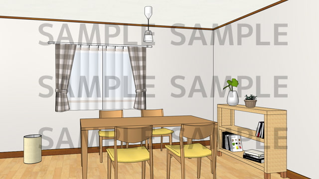 サニーレイン背景素材集vol.24【一軒家(基本セット)】