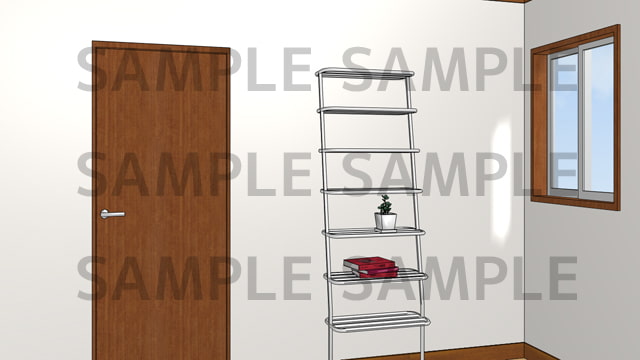 サニーレイン背景素材集vol.25【一軒家(玄関・廊下)】