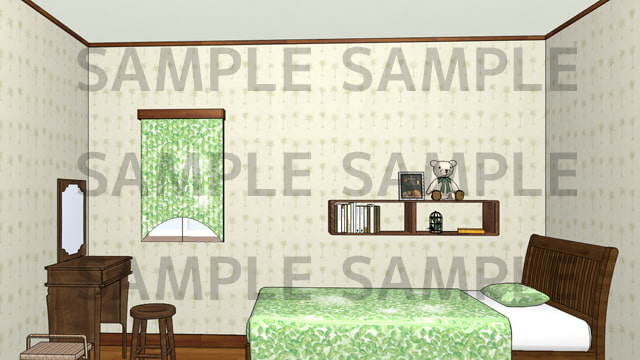 サニーレイン背景素材集vol.32【個室セット】