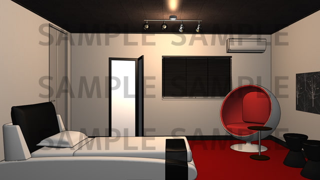 サニーレイン背景素材集vol.32【個室セット】