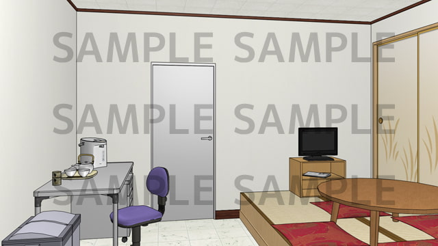 サニーレイン背景素材集vol.34【ラーメン店(バックヤード)】