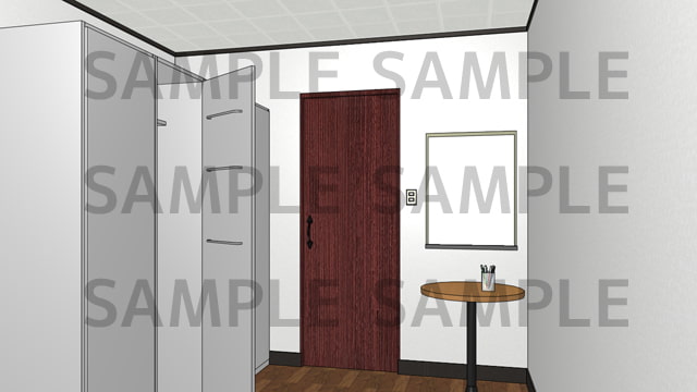 サニーレイン背景素材集vol.37【パン屋(バックヤード)】