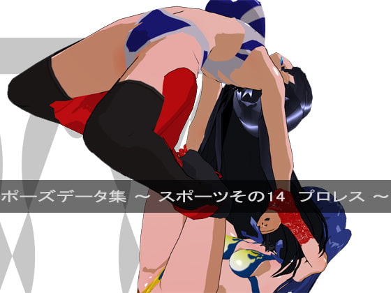 ポーズデータ集 ～ スポーツその14 プロレス ～