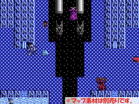 ファミコン風歩行キャラセット