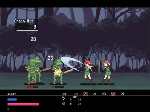 エルフVSオーク 侵略された森