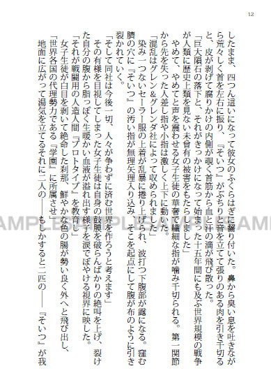 学園大戦ヴァルキリーズ新小説版 PARTY WITH BORDER LINE 1946
