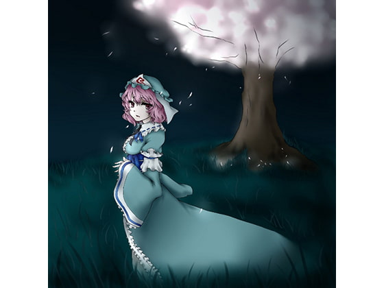 月下に舞い散る桜にのせて