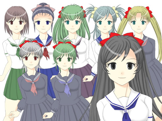 立絵素材 セーラー服