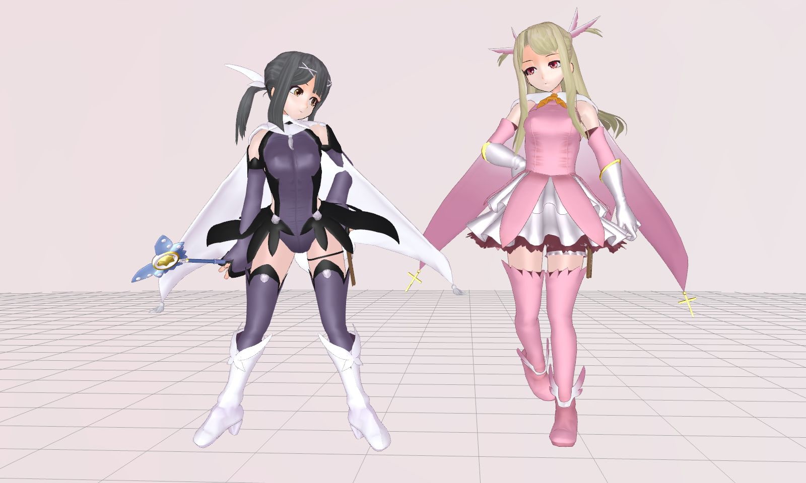 3Dカスタム少女用追加衣装データ ”3Dカスタムプリズ○☆○リヤ イリ○&美○”
