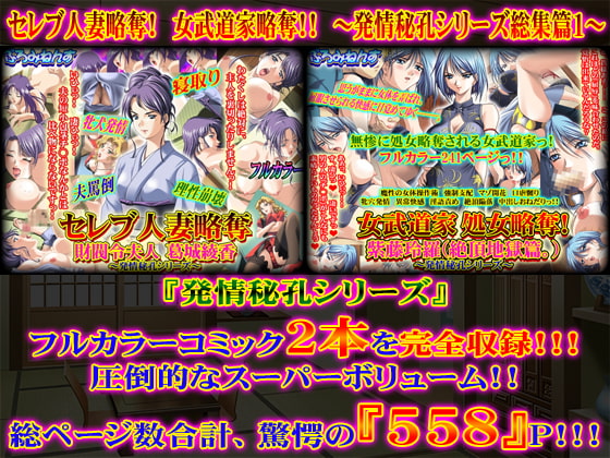 セレブ人妻略奪! 女武道家略奪!! ～発情秘孔シリーズ総集篇1～