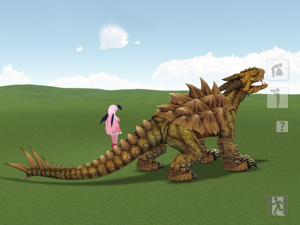 3Dカスタム背景ドラゴンタートル