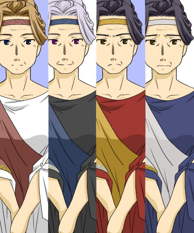 モブ用立ち絵素材～神殿の女性～