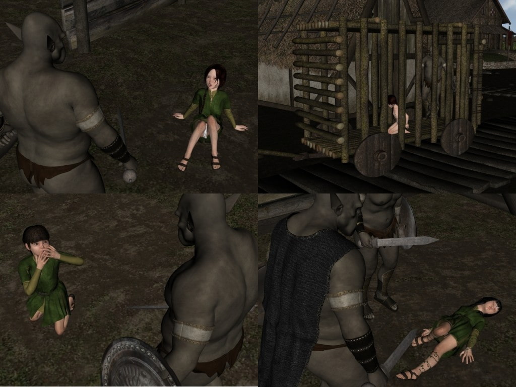 女体鎧にされた妖精達のCG集