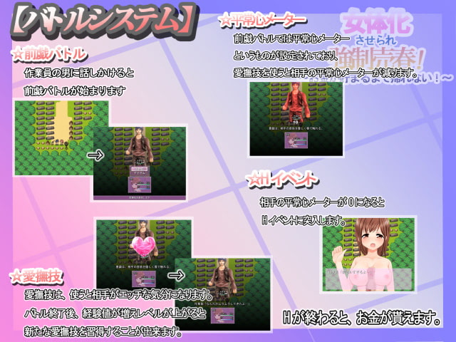 女体化させられ強制売春!～お金が貯まるまで帰れない!～