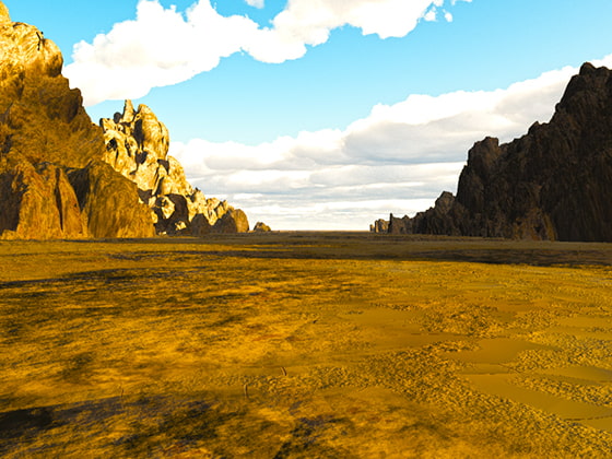 著作権フリー背景素材1「山岳」