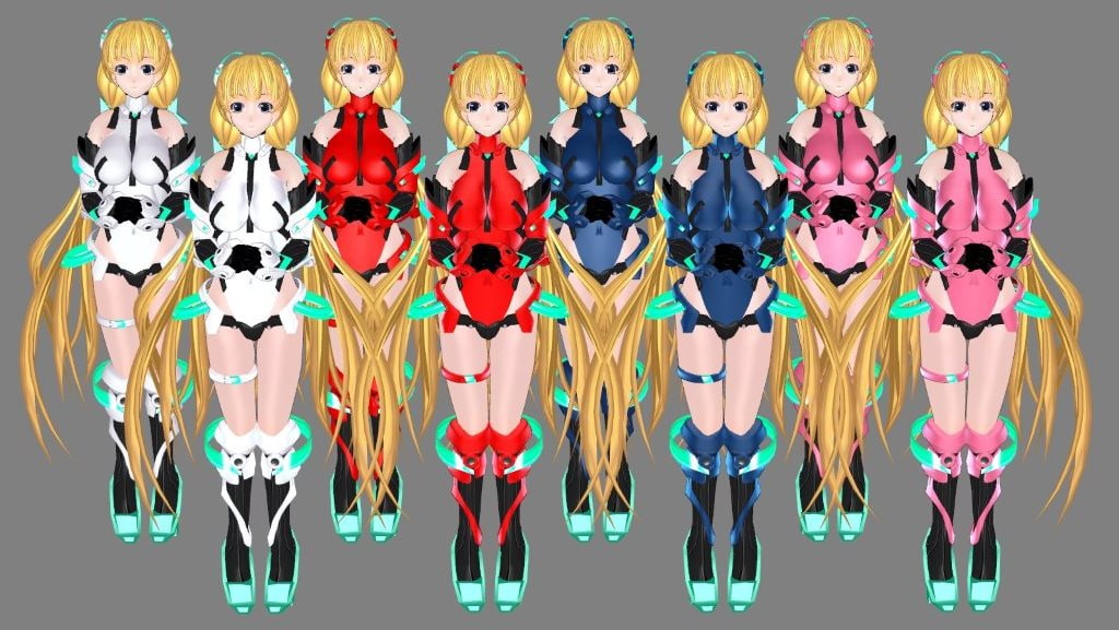 3Dカスタム少女用追加衣装セット 3Dカスタムア○ジェラ・バ○ザック