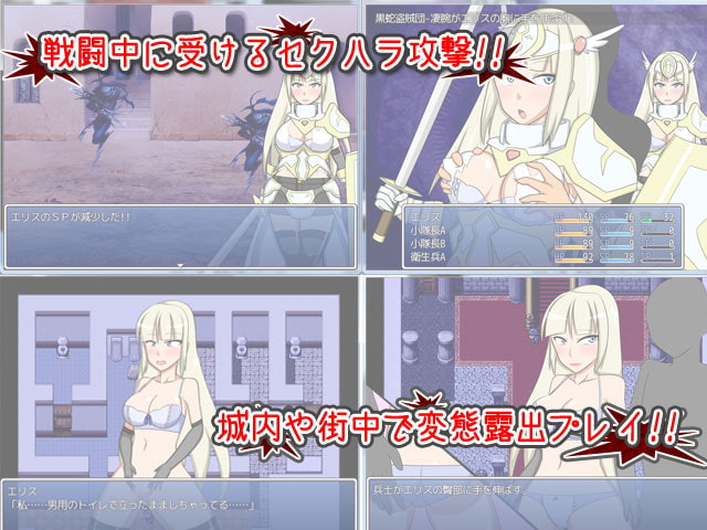 女聖騎士エリス【露出RPG】