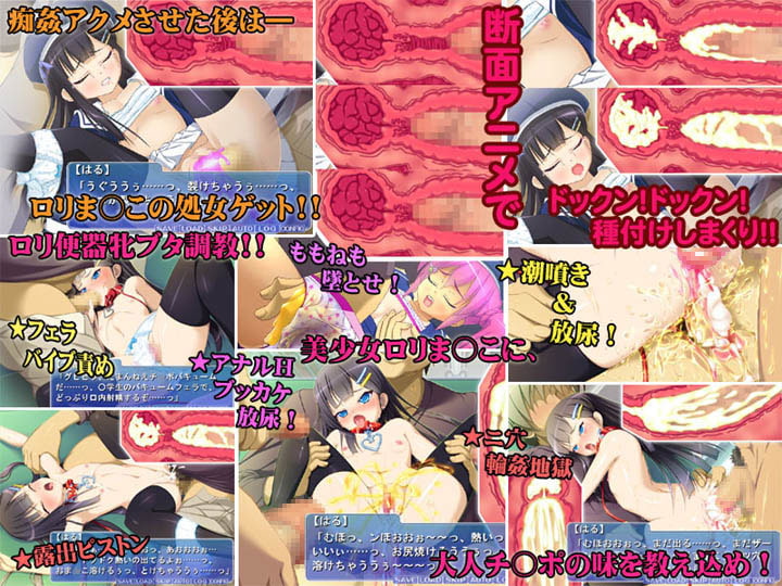 ちん♂ん痴姦電車~痴姦レイプ×ロリ便器牝ブタ調教~
