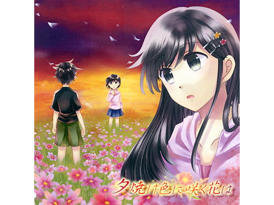 夕焼け色に咲く花は