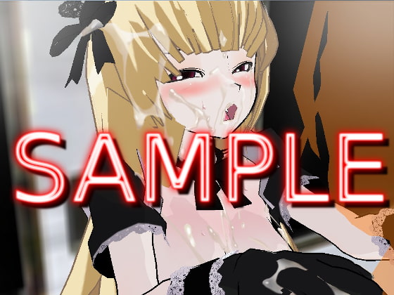 電車で出会った金髪メイドをオナホ調教する