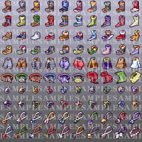 ゲーム製作用アイコン集 防具編