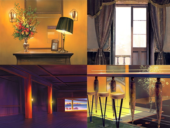 猫なべ屋 背景素材集【室内72種】