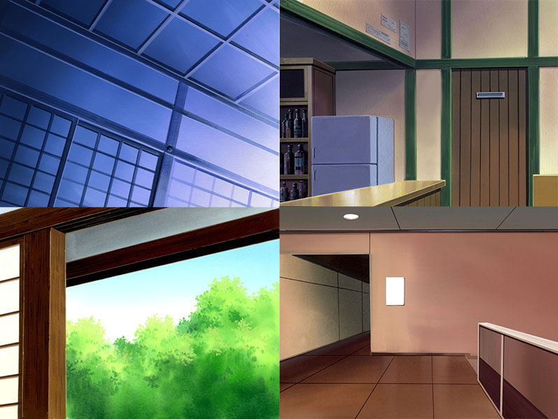 猫なべ屋 背景素材集【室内72種】