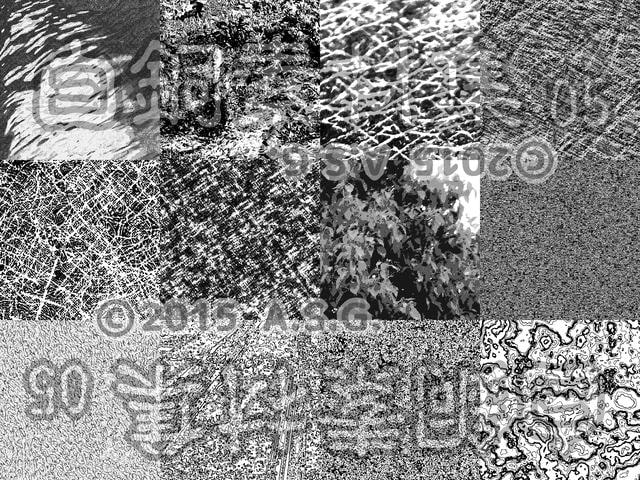 白銅素材集 05 『白黒斑模様っぽい何か』