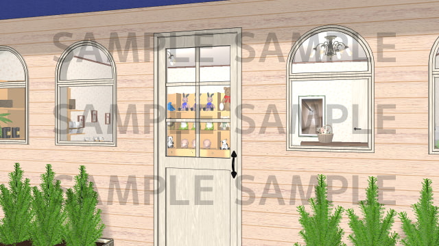 サニーレイン背景素材集vol.39【雑貨店(基本セット)】