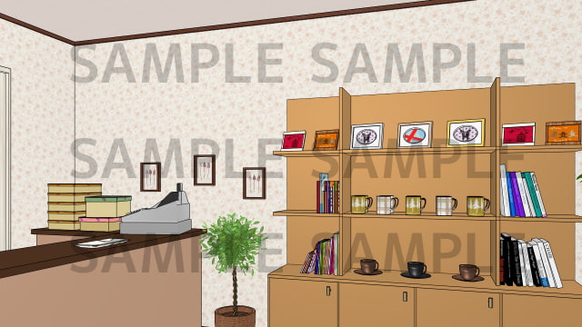 サニーレイン背景素材集vol.39【雑貨店(基本セット)】