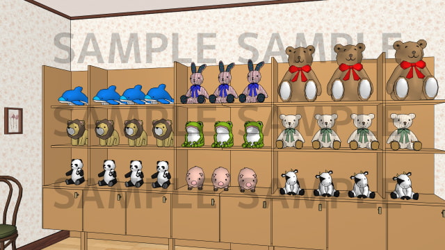 サニーレイン背景素材集vol.39【雑貨店(基本セット)】