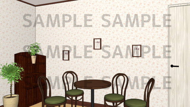 サニーレイン背景素材集vol.40【雑貨店(バックヤード)】