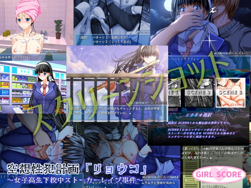 空想性犯計画「リョウコ」 ~女子高生下校中ストーカーレイプ事件~