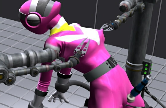 ピンクレンジャー スーツ解除拷問編