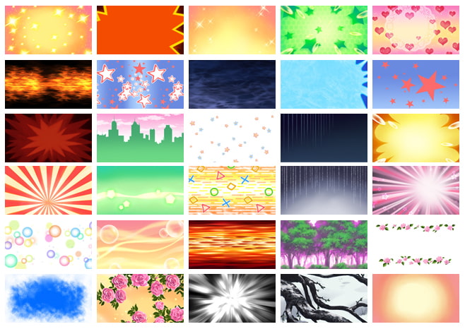 著作権フリー イメージ背景素材集 Vol.01