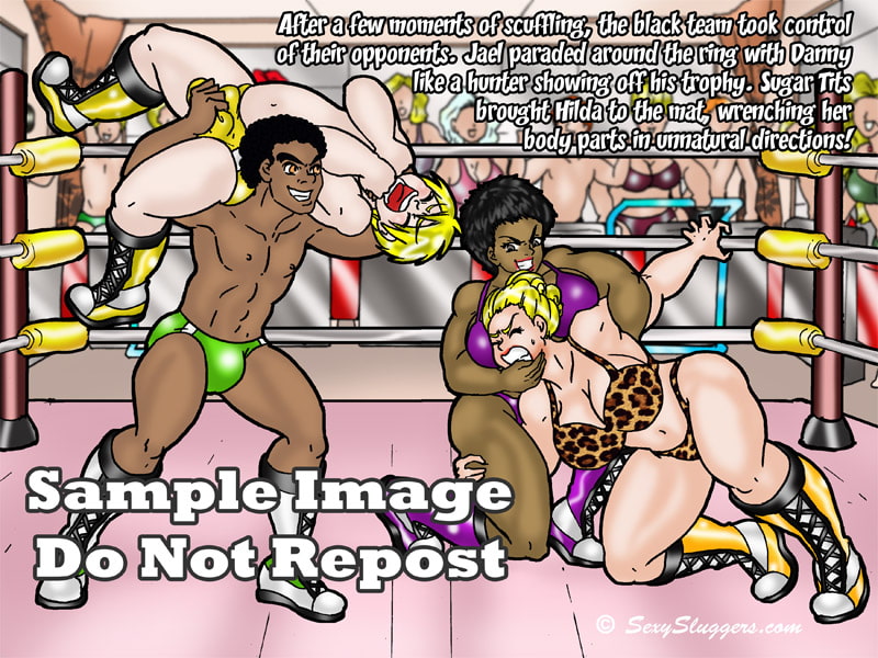 Black and White Wrestling