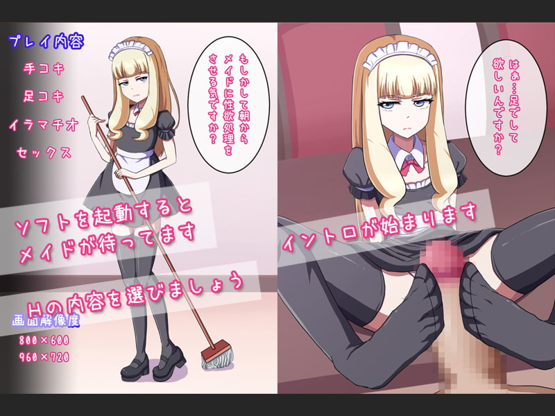 淡々と性欲処理してくれるメイドは妊娠さらには中絶までしてくれる!