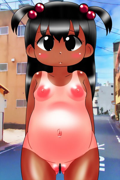 スク水とお腹と日焼け跡