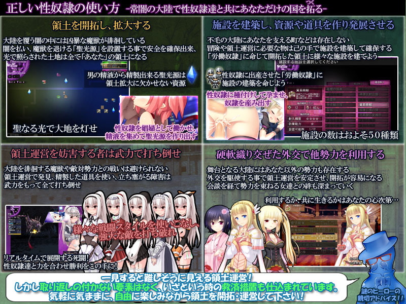 正しい性奴隷の使い方-暗黒大陸開拓記-