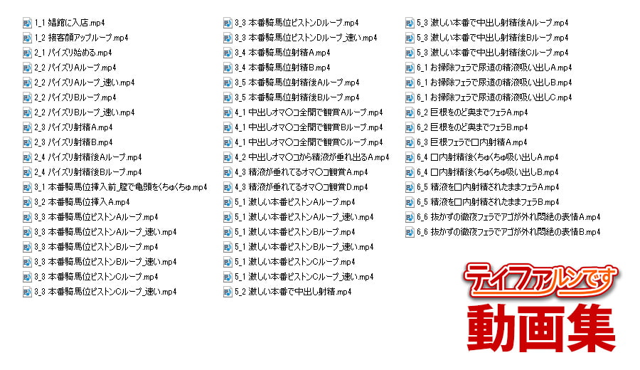 ティファルンです 動画集