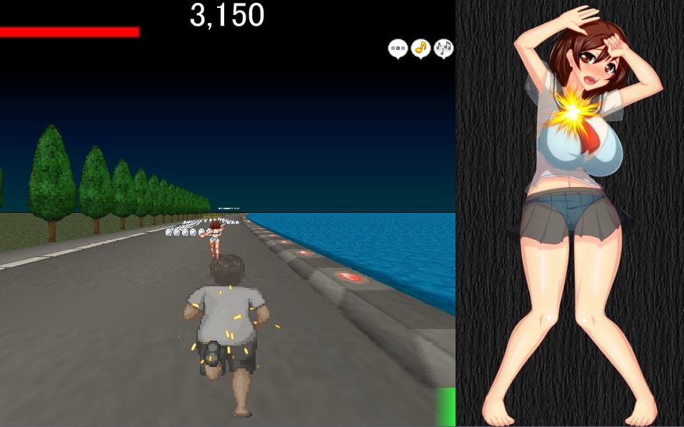 チェイスJK 追いかけて体当たり!