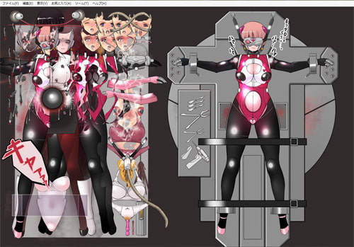 サイボーグヒロイン解体着せ替えゲームvol.02 梨奈&詩織