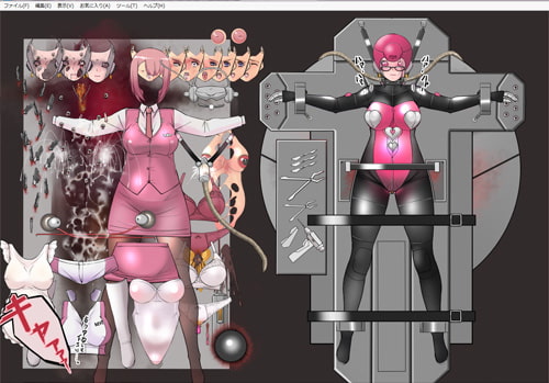 サイボーグヒロイン解体着せ替えゲームvol.02 梨奈&詩織