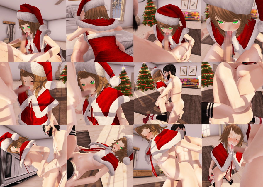彼女とサンタコスプレSEX