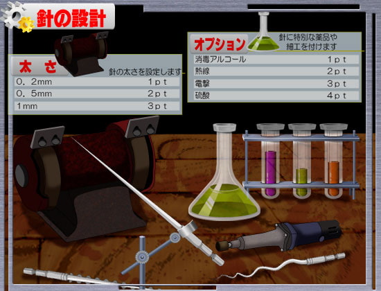 今日もお○んこに針を刺しに行きます