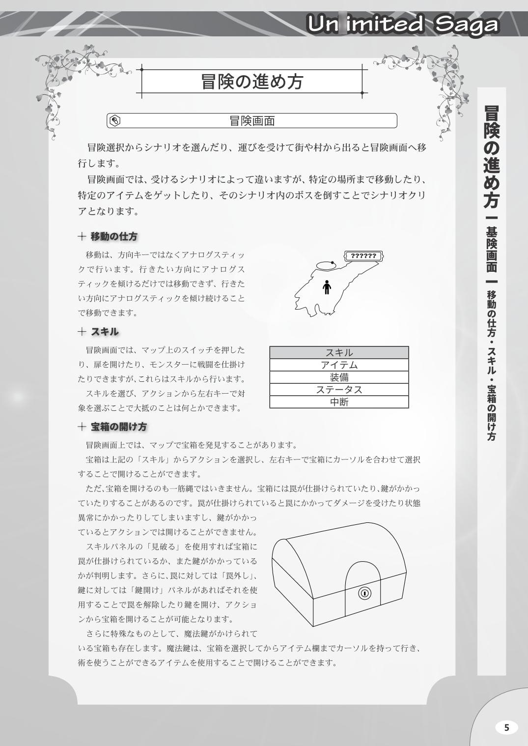 アン○ミテッド:サガ 真・説明書